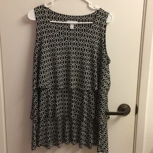 Susan Graver tiered tank
